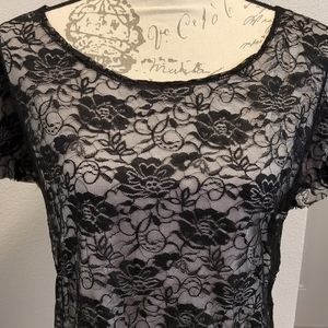 Limited Black Lace Top